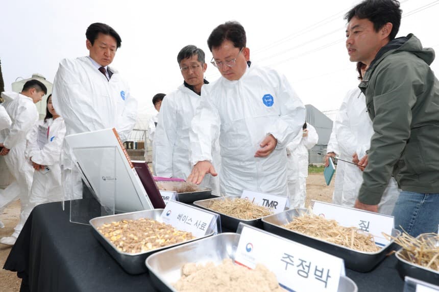 부산물 활용 유질배합사료 기술 효과